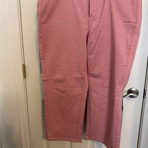 Women's NYDJ Twill Pink  capri